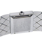 Chanel Quilted Stainless Steel Silver Quartz Analog Display Black Dial Watch — view 6