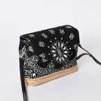 Saint Laurent Toy Loulou Shoulder Bag Paisley Pattern Chevron Quilted YSL Logo — view 3