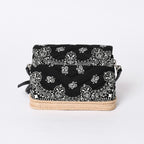 Saint Laurent Toy Loulou Shoulder Bag Paisley Pattern Chevron Quilted YSL Logo — view 2