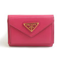 Prada Trifold Wallet Gold
