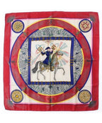 Hermes Bandana Scarf Red