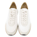 Hermes Easy 40.5 Calf Chevre Velois White Sneakers — view 3