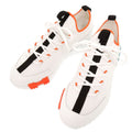 Hermes Lift 36.5 Calf Knit White Sneakers