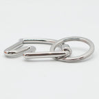 Hermes Ten Key Holder Cheval Key Sling Bag Charm Stainless Steel Silver Color — view 5