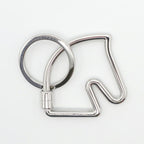 Hermes Ten Key Holder Cheval Key Sling Bag Charm Stainless Steel Silver Color — view 2