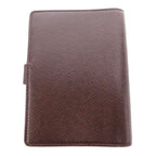 Louis Vuitton Taiga Agenda MM Notebook Cover Leather Brown
