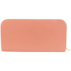 Saint Laurent Paris Zip Around Wallet Calf Salmon Pink — view 3