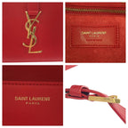 Saint Laurent YSL Universite Red Leather 403 Shoulder Bag Pochette — view 4