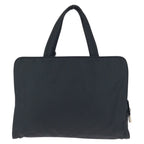 Prada Tessuto Black Silver Nylon Business Bag — view 2