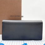 Louis Vuitton Wallet Portefeuille Brazza Noir Epi Bifold — view 2