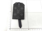 Louis Vuitton Name Tag Porte Adresse Black Monogram Eclipse Luggage Tag — view 2