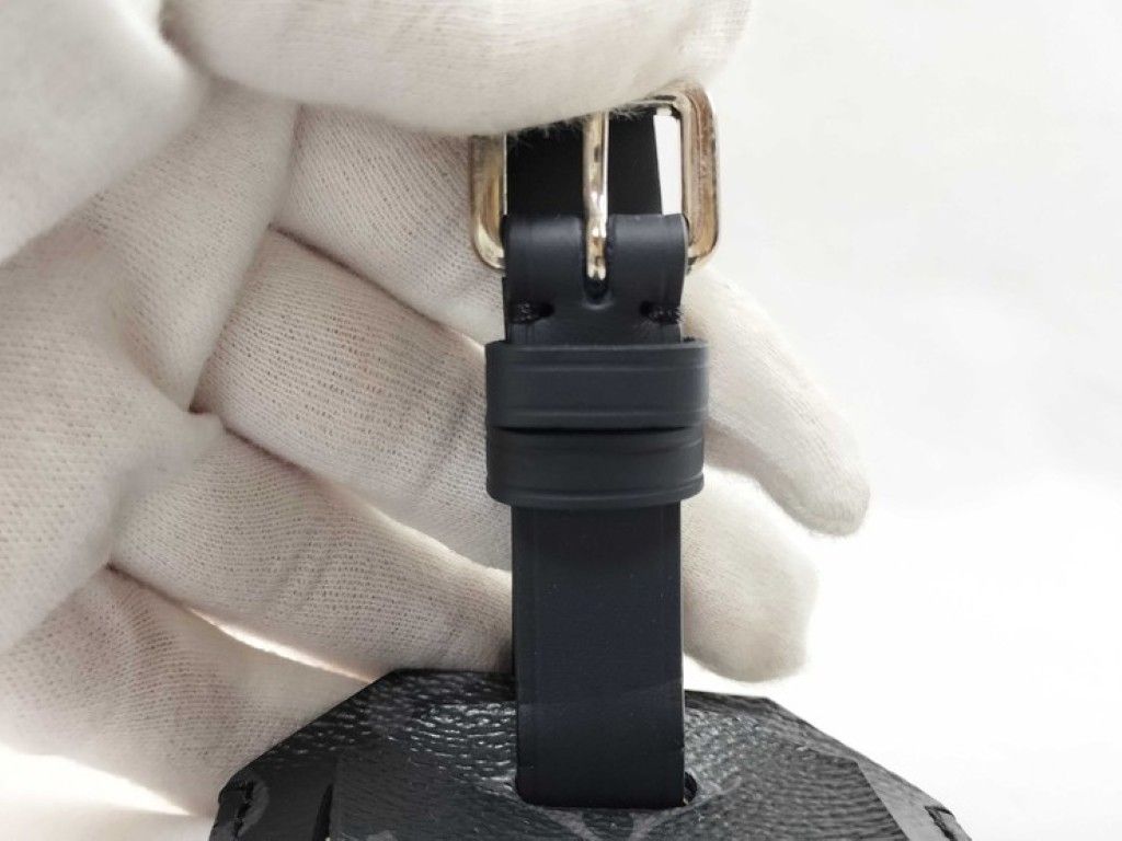 Louis Vuitton Name Tag Porte Adresse Black Monogram Eclipse Luggage Tag — view 5