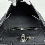Hermes Herbag a Dos PM 2-Way Handbag Backpack Toile Officier Black — view 9