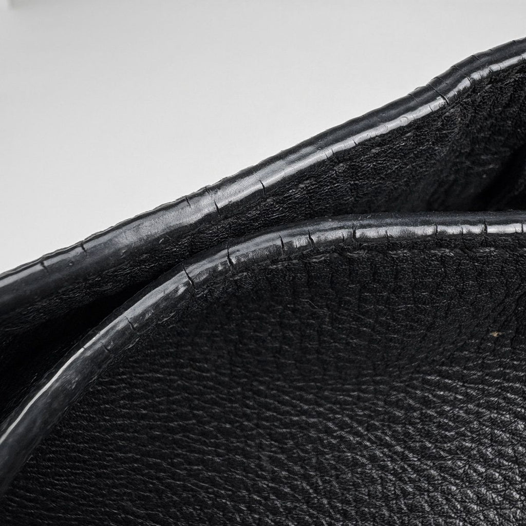 Prada Logo Shoulder Bag Leather Nero — view 8