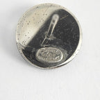 Chanel CC Logo Round Earrings Silver Plated — view 5