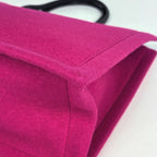 Saint Laurent Rive Gauche Tote Felt Pink Black — view 3