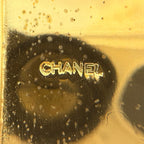 Chanel CC Logo Mirror Brooch Ribbon Gold Plated — view 7