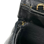 Chanel CC Logo Chain Tote Leather Black — view 8