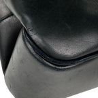 Chanel CC Logo Chain Tote Leather Black — view 4