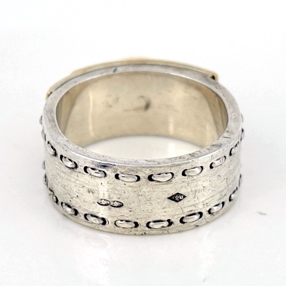 Hermes Cadena Motif Ring 925 Sterling Silver — view 4