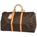 Louis Vuitton Keepall 50 Boston Bag Monogram Brown