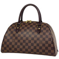 Louis Vuitton Riviera MM Mini Boston Bag Damier Brown