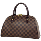 Louis Vuitton Riviera MM Mini Boston Bag Damier Brown