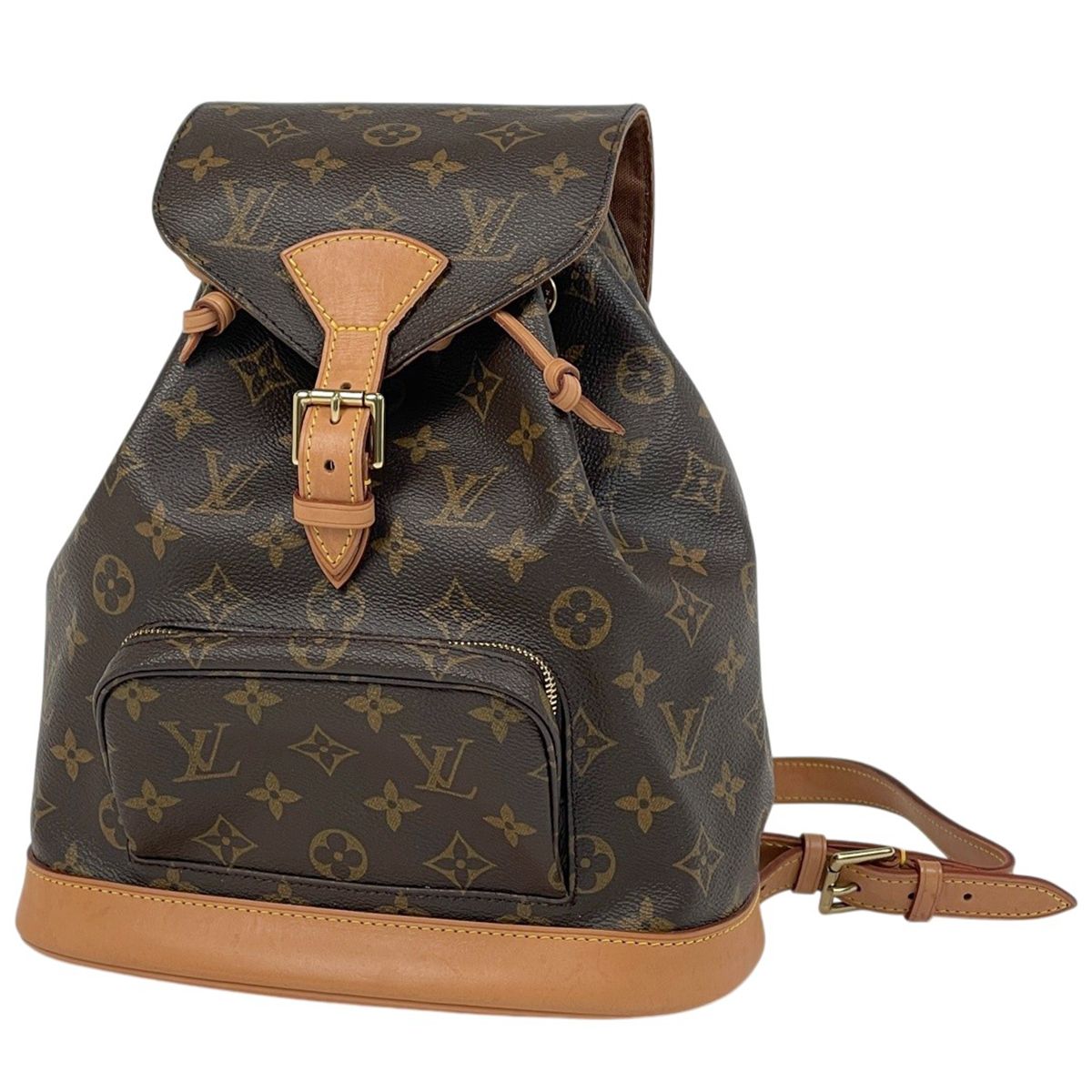 Louis Vuitton Montsouris MM Backpack Monogram Brown