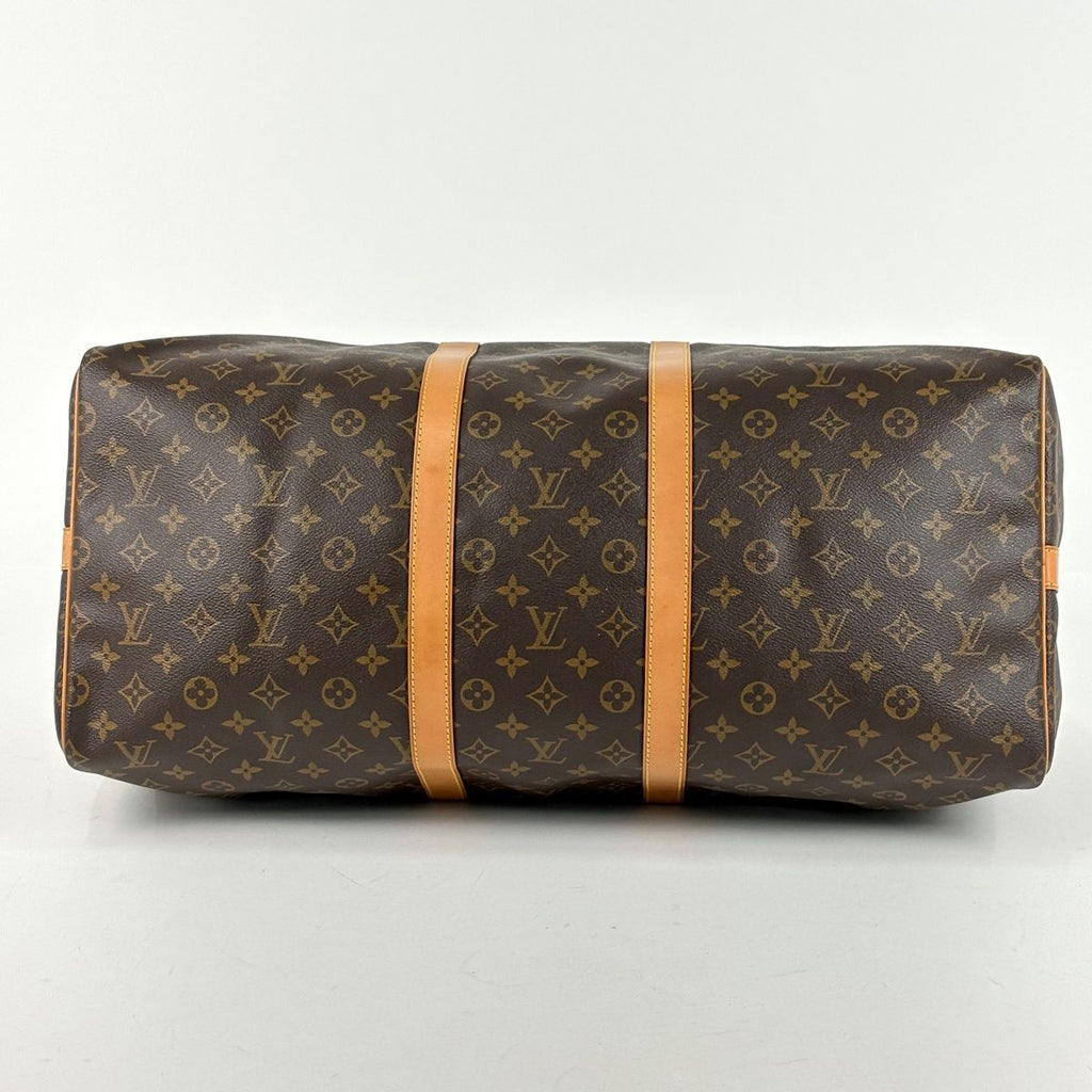 Louis Vuitton Keepall Bandouliere 55 Boston Bag Monogram Brown — view 2