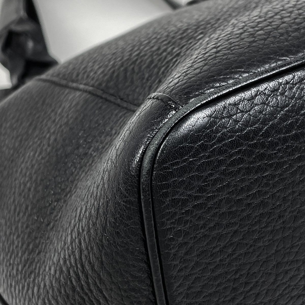 Loewe Justa Tote Anagram Leather Black — view 3