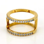 Louis Vuitton Ring LV Iconic Strass Rhinestone Gold