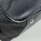 Gucci GG Pattern Shoulder Bag Sherry Line Web Nylon Black — view 4