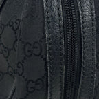 Gucci GG Pattern Shoulder Bag Sherry Line Web Nylon Black — view 5