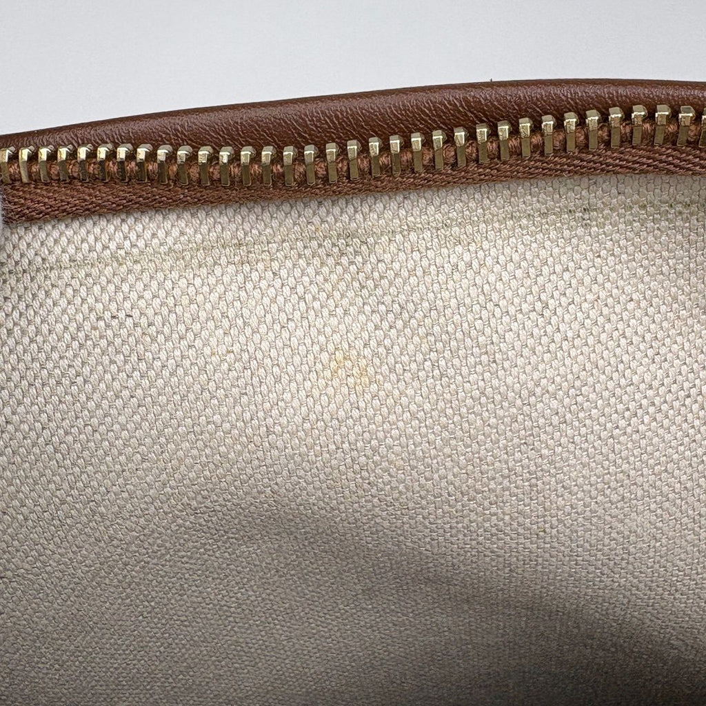 Gucci GG Pattern Shoulder Bag Sherry Line Web Beige Brown — view 9