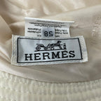 Hermes Hat 58 Ivoryh Logo Embroidery Bucket — view 5