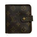 Louis Vuitton Bifold Wallet Monogram Compact Zip