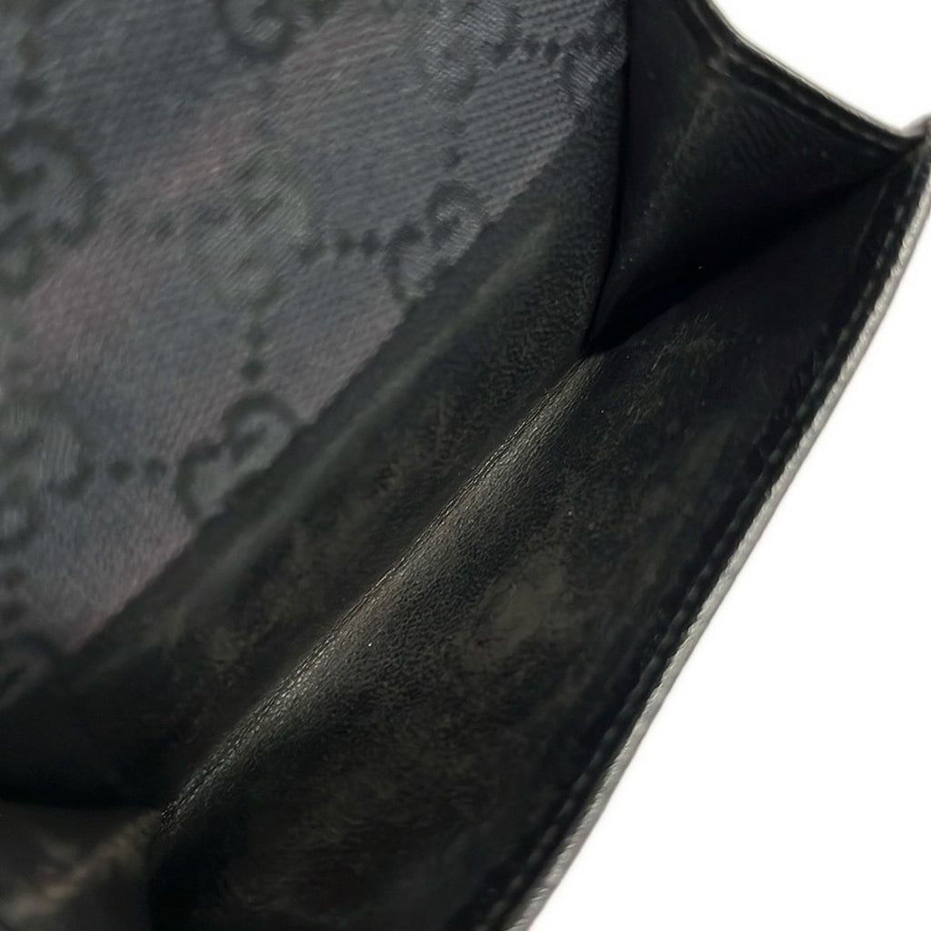 Gucci Bifold Wallet Black Leather — view 4