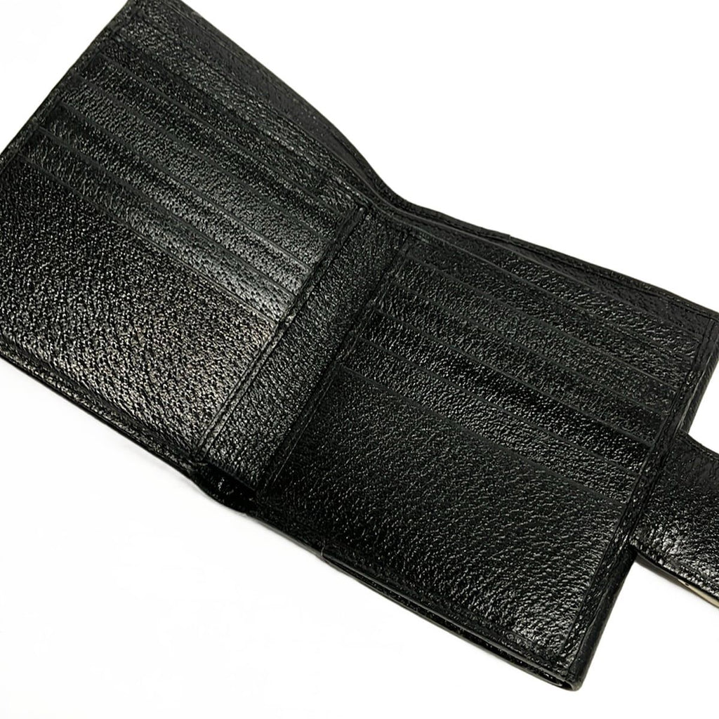 Gucci Bifold Wallet Black Leather — view 3