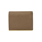 Prada Bifold Wallet Beige Leather — view 2