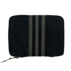 Hermes Bifold Wallet Fourre Tout Purse PM Black Gray Zip Around