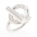 Hermes Croisette Ring Silver