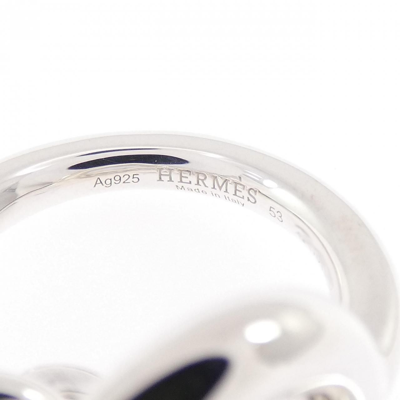 Hermes Croisette Ring Silver — view 4
