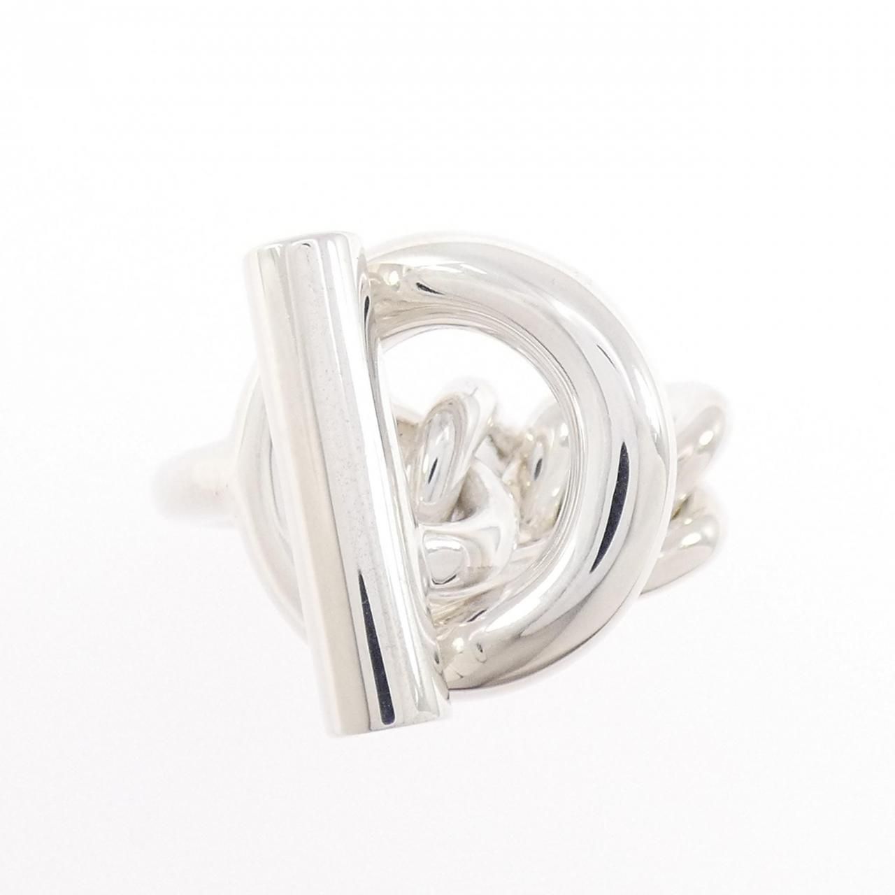 Hermes Croisette Ring Silver — view 2