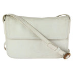 Loewe Anagram White Off Gold Leather Shoulder Bag Pochette