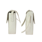 Loewe Anagram White Off Gold Leather Shoulder Bag Pochette — view 8