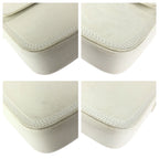 Loewe Anagram White Off Gold Leather Shoulder Bag Pochette — view 3