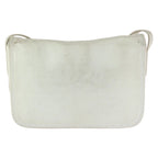 Loewe Anagram White Off Gold Leather Shoulder Bag Pochette — view 2