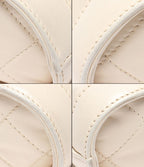 Chanel Chain Shoulder Bag Vanity Case Gold Quilted Single Lambskin — view 5
