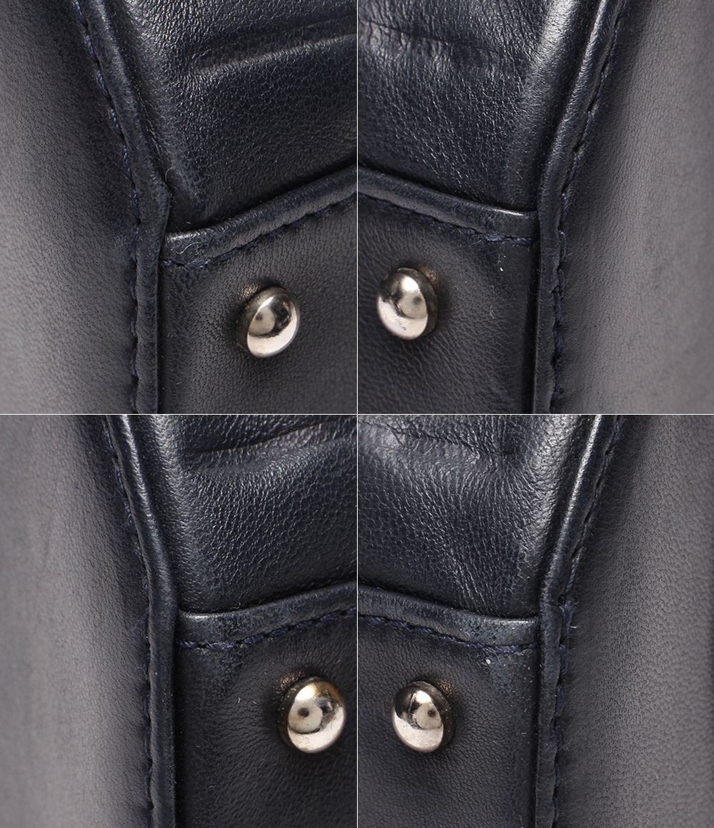 Chanel Tote Silver Choco Bar Lambskin — view 5
