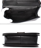 Chanel Chain Shoulder Bag Vintage Silver Smooth Leather No 19 Body 25 — view 3